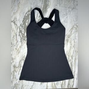 LUCY ACTIVEWEAR Athletic Workout Yoga Tank Top With Built in Bra Size XS